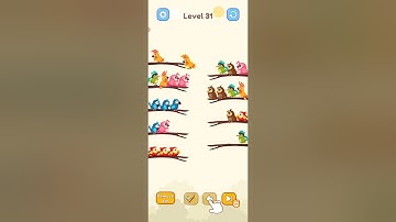 Bird Color Sort Puzzle level 31