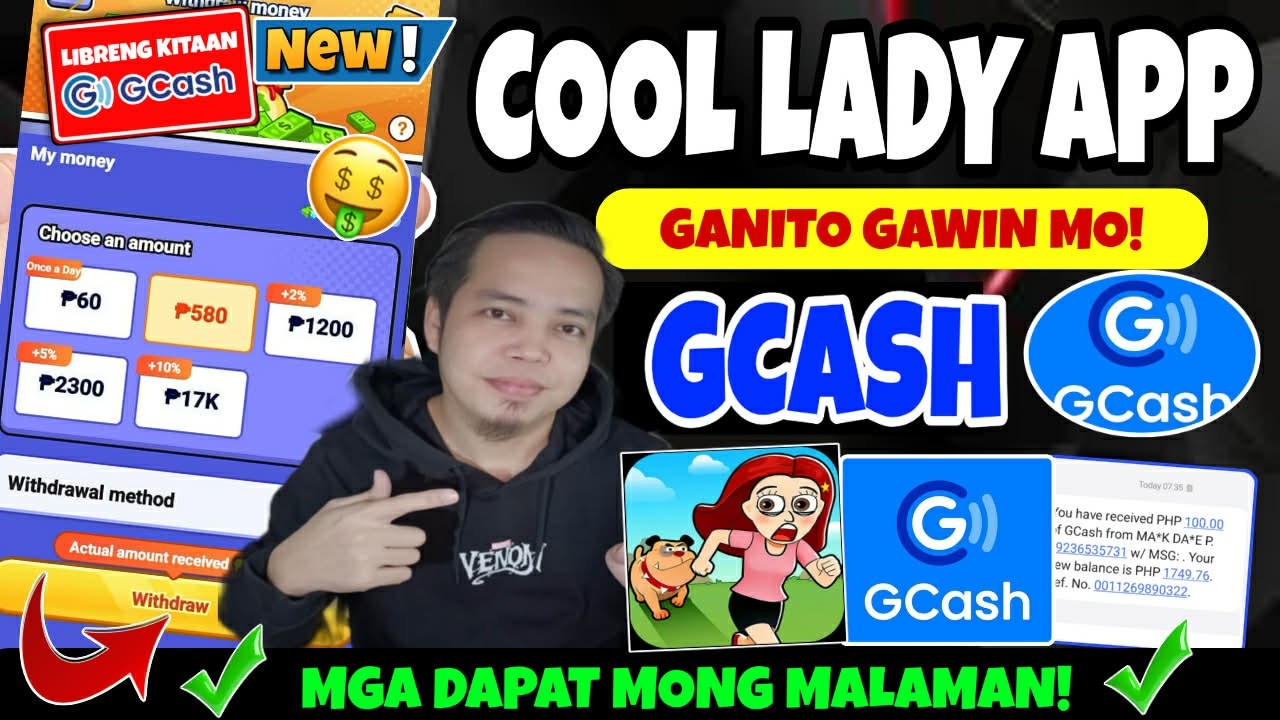 Cool Lady App - Cool Lady App Live Withdrawal - New Gcash Paying App ...