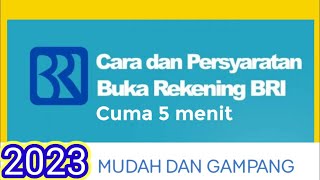Syarat Dan Cara Membuat Rekening Bank Bri 2021 Lengkap Beserta Kartu Atm Youtube