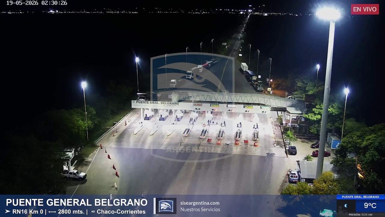Camaras en Vivo Puente General Belgrano