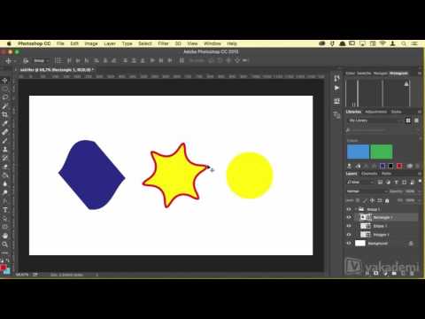 Adobe Photoshop CC 2015’te Şekilleri Seçme, Transform Ve Hizalama - Tasarım