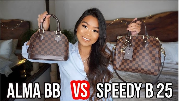 LOUIS VUITTON SPEEDYB 25 VS ALMA BB COMPARISON REVIEW: WHICH IS BETTER? 🤔 LOUIS  VUITTON GIVEAWAY! 