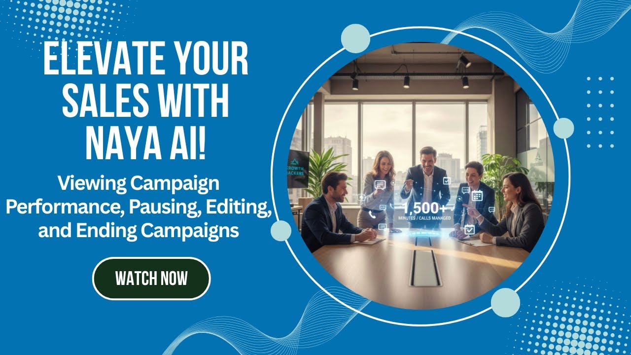 NAYA AI: Viewing Campaign Performance, Pausing, Editing, and Ending Campaigns