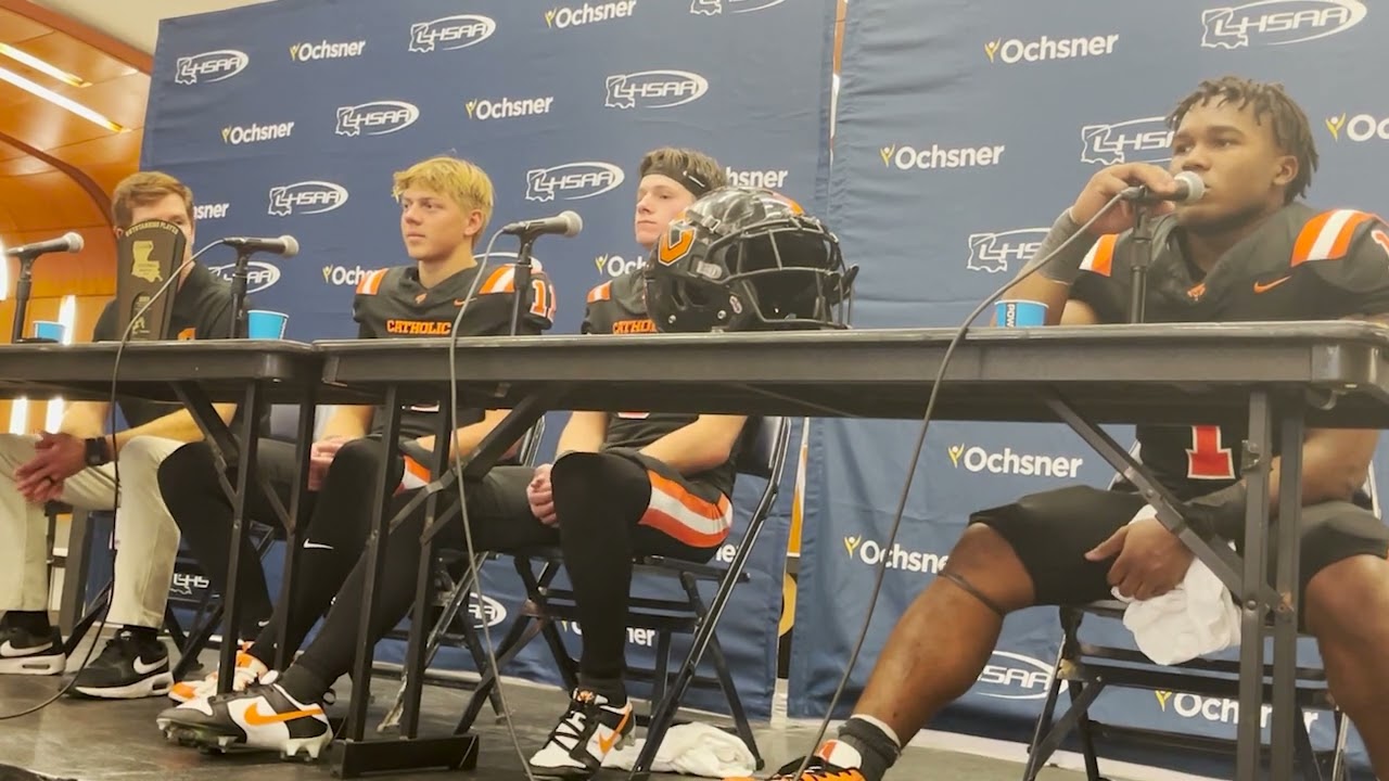 Catholic (BR) coach Hudson Fuller, seniors reflect on Division-I Select state championship win