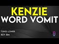 kenzie - Word Vomit - Karaoke Instrumental - Lower