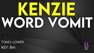 kenzie - Word Vomit - Karaoke Instrumental - Lower