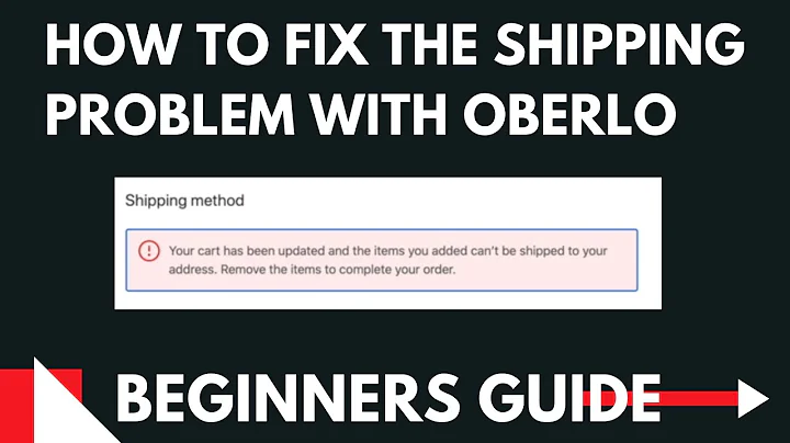 How to Fix Shipping Problem Oberlo Shopify 2020