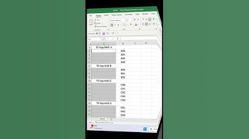 #20 Đánh số thứ tự khi nội dung bị ngắt quãng   Mẹo hay Tin học Excel