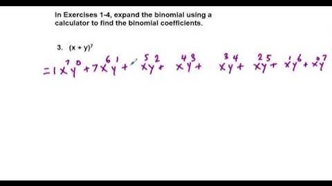 Precalculus Chapter 9.2 Exercises 1-12 Binomial Expansion Problems