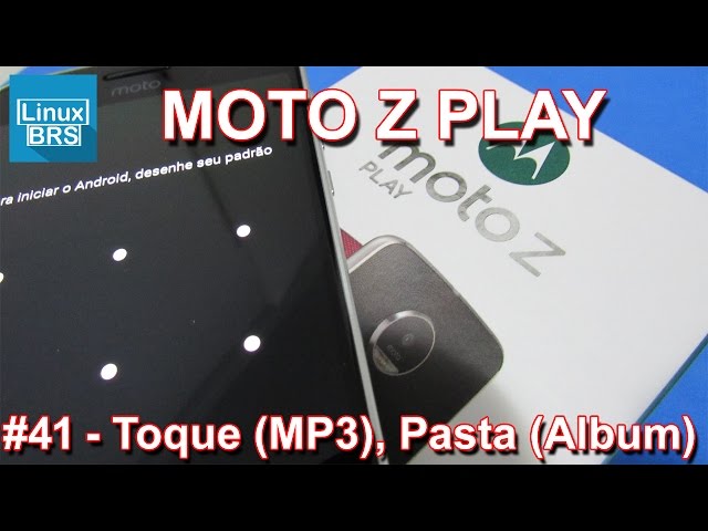 Lenovo Moto Z Play - Toque personalizado (MP3) e Pastas no álbum