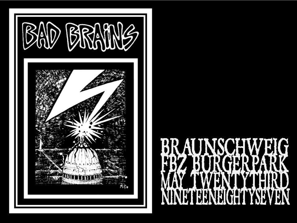 Bad Brains - Braunschweig 1987 