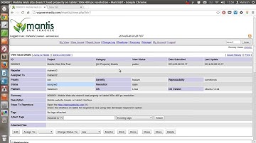 Mantis Bug Tracker Tutorial   YouTube