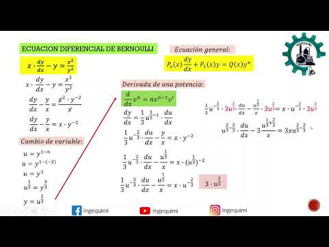 Ecuaciones diferenciales de