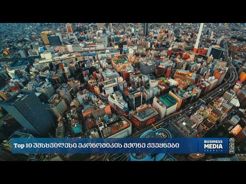 TOP 10 უმსხვილესი ეკონომიკის მქონე ქვეყანა