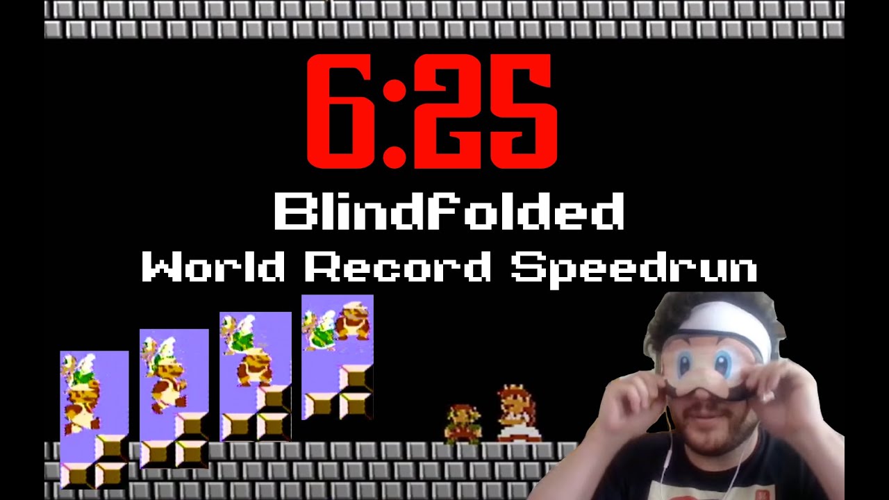 An update on the people speedrunning Mario while blindfolded