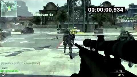 MW3 FASTEST KILL EVER 0.934 sec!! First Blood - WORLD RECORD!