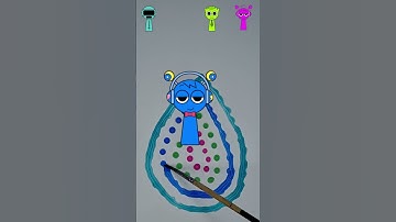 ASMR Color Mixing #sprunki #satisfying #asmr #color #oddlysatisfying