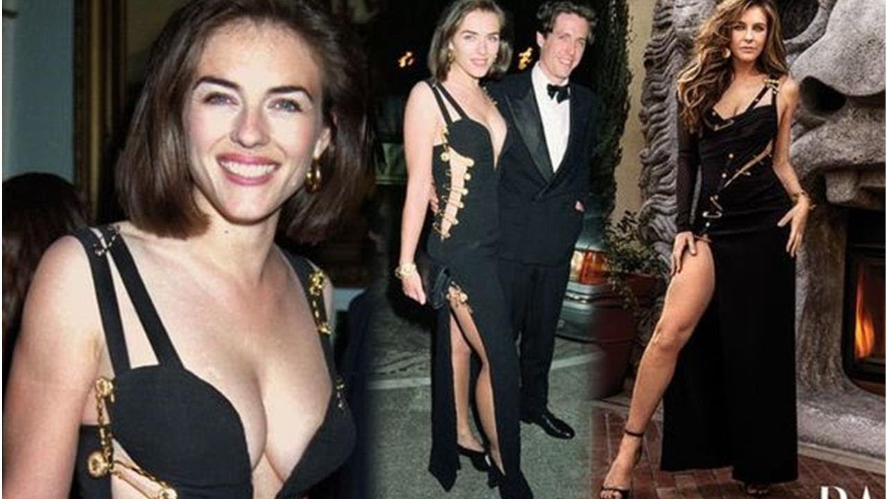 elizabeth hurley safety pin