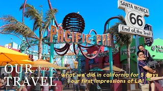 TRAVEL VLOG • Visiting the Iconic Places (Warner Bros Studio, Santa Monica Pier + Many More) 🌴 screenshot 2
