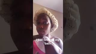 I just finished taking shower #everyone #bathbodyworks #bath #bathtime