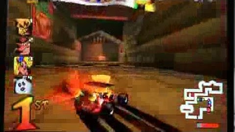CTR: Crash Team Racing (PS1 Classics on PS3) - Cortex Castle on Hard Mode