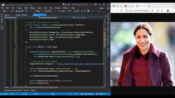 Analyzing images with the Vision API in C#