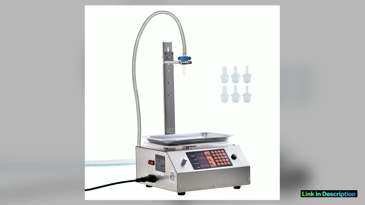 SucceBuy 3015000g Liquid Filling Machine Automatic Bottle Water Filler with Diaphragm Pump Digital