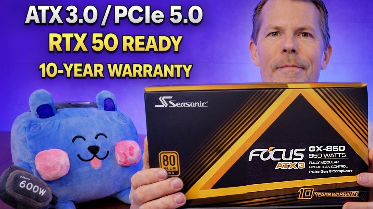 Распаковка и первый взгляд на Seasonic Focus GX 850 ATX 3.0!