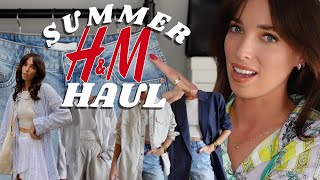 HUGE H&amp;M SUMMER FASHION 2021 TRY ON HAUL &amp; COME SHOPPING WITH ME VLOG | Ciara O Doherty