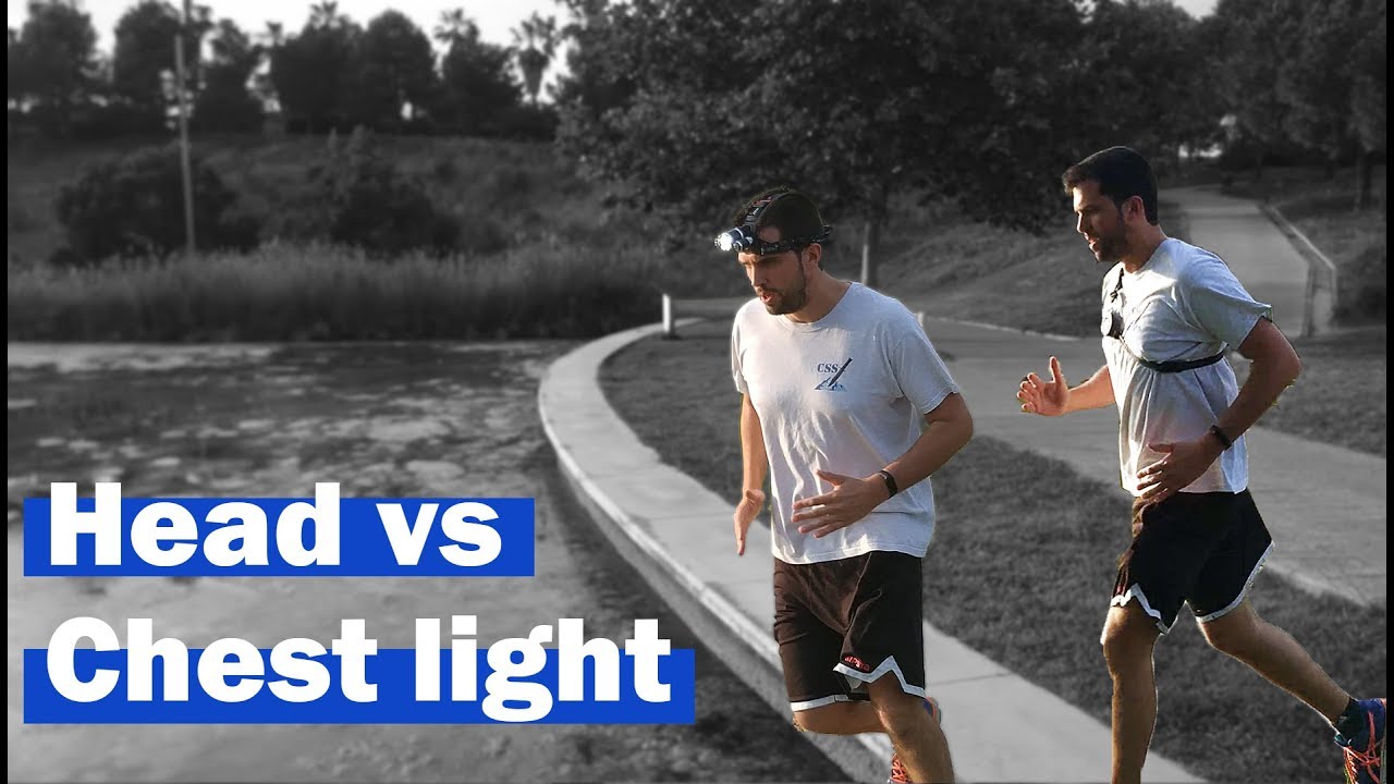💡🏃Best running lights? Chest Light vs headlamp flashlight. What should  you buy? 