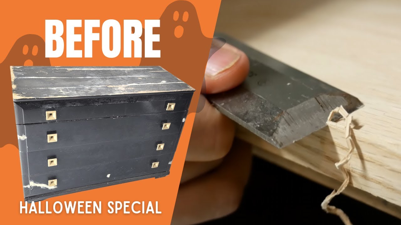 FALLING APART Dresser Makeover Halloween Special Furniture