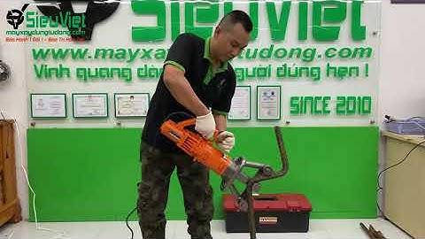 Hướng dẫn sử dụng máy uốn sắt thủy lực DBR 32WH Diamond Nhật Bản