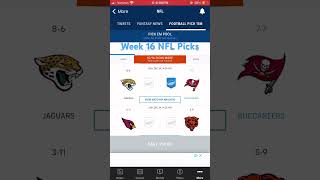 Week 16 NFL Picks