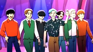 BTS “Dynamite” In Their Animated 2020 VMA Performance