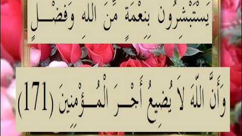 القران الكريم سورة آل عمران الأية 171