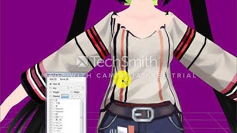 [MMD] PmxEditor Speed Model