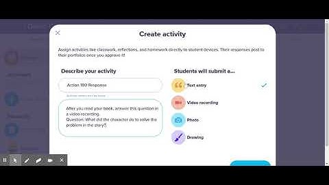 How to create an assignment in Class Dojo