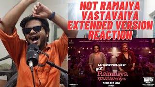 Jawan Not Ramaiya Vastavaiya Extended Version REACTION | Shah Rukh Khan | Anirudh | HIRAK SARKAR