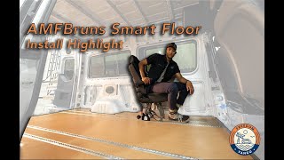 AMF Bruns Smart Floor Install  Modular Seating For Your Van