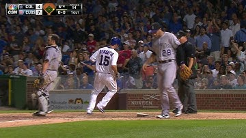 COL@CHC: Denorfia comes home on Arenado