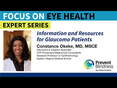 Prevent Blindness Joins National Glaucoma Awareness Month in January to Educate the Public and Professionals on the "Silent Thief of Sight"