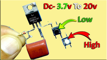 3.7v to 20v Z44 Mosfet Push Button DC Voltage Regulator,Push button dc Voltage regulator high ampere