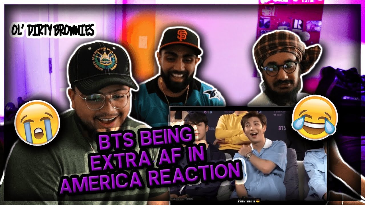 BTS being extra AF in America (Reaction) | Ol Dirty Brownies