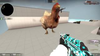 Chickens fight back (Crashz Crosshair Generator Easter Egg)