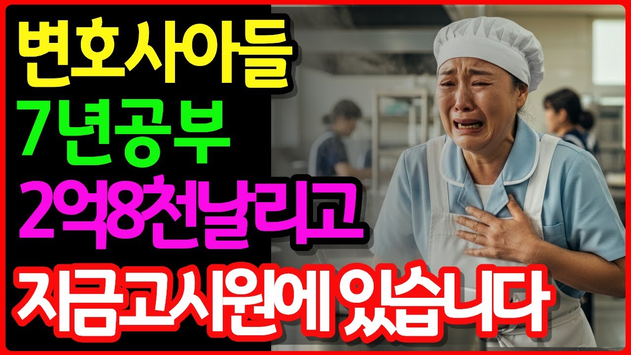 변호사 아들을 위해 쏟은 2억 8천, 지금 고시원에 있습니다 | 실화 | 부모 사연 | 인생 이야기