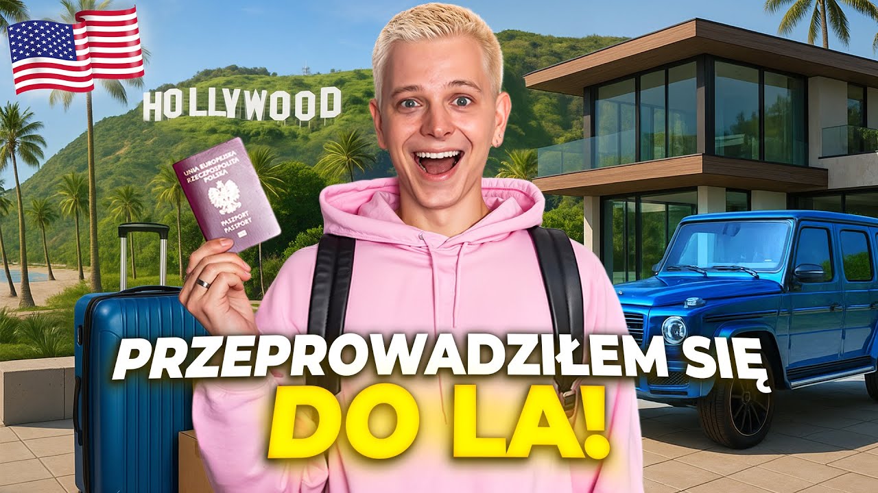 WYPROWADZAM SIĘ DO LOS ANGELES ?!🏡  | The Rupiński Show