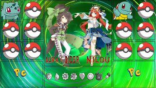 MY FULL POKEMON TEAM IN KANTO REGION (WITH NILOU)