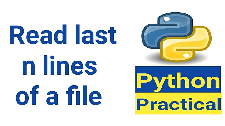 Python program to read last n lines of a file