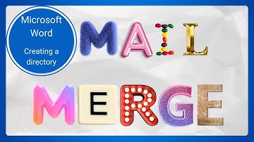 Mail Merge Tutorial: Generate Catalogues and Directories in Microsoft Word 2013