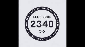 leetcode 2340 min adjacent swaps to make valid array c++ solution